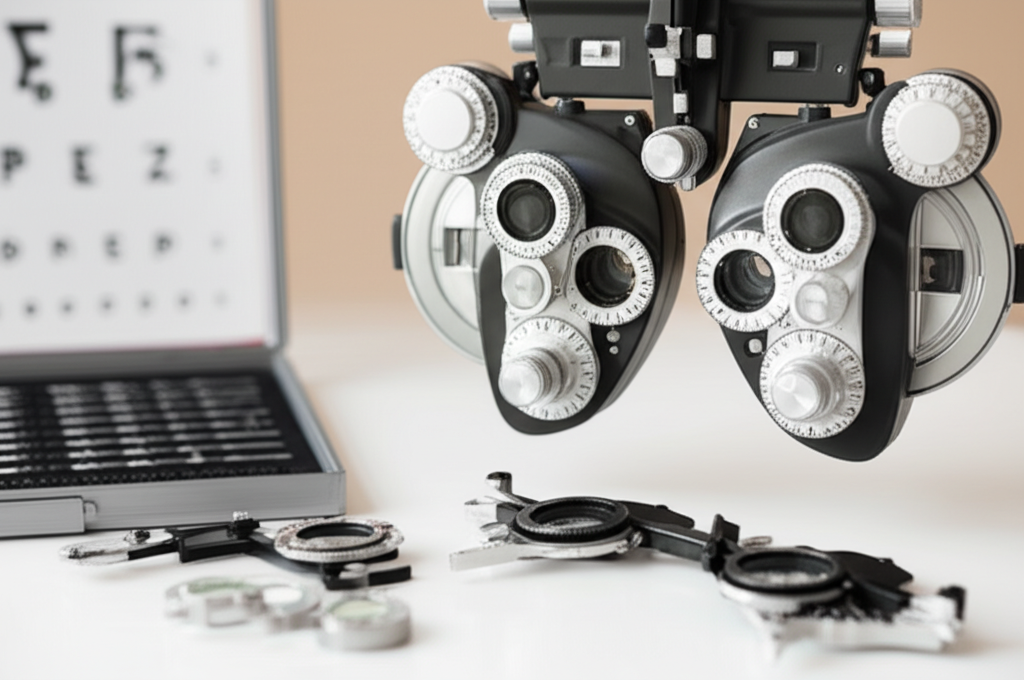 Advanced eye care technology and diagnostic equipment used in modern ophthalmology